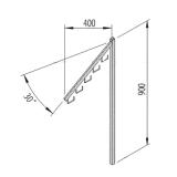 Sechskant-Rei�nadel Hartmetall 145 mm