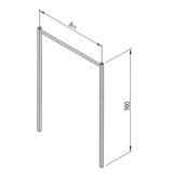 H�henanrei�er 1598 300 mm, mit Ableselupe